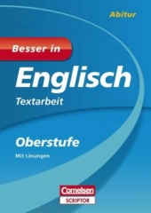 Cornelsen Abi Lernhilfen zur Verbesserung der Noten im Bereich Textproduktion, Textanalyse und Textinterpretation, Fach Englisch