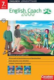 Englisch Lernsoftware English Coach 2000, 3D von Cornelsen für den Einsatz in der Mittelstufe