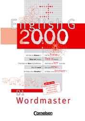 Englisch G 2000 Wordmaster, Reihe B Realschule von Cornelsen für den Einsatz im Englischunterricht