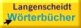 Englisch Wörterbücher von  Langenscheidt